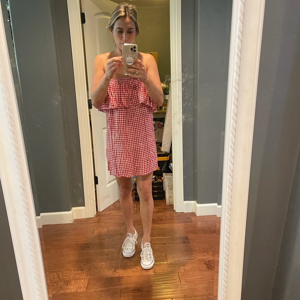 ❌SOLD❌ Show me your mumu gingham mini dress - Picture 2 of 5